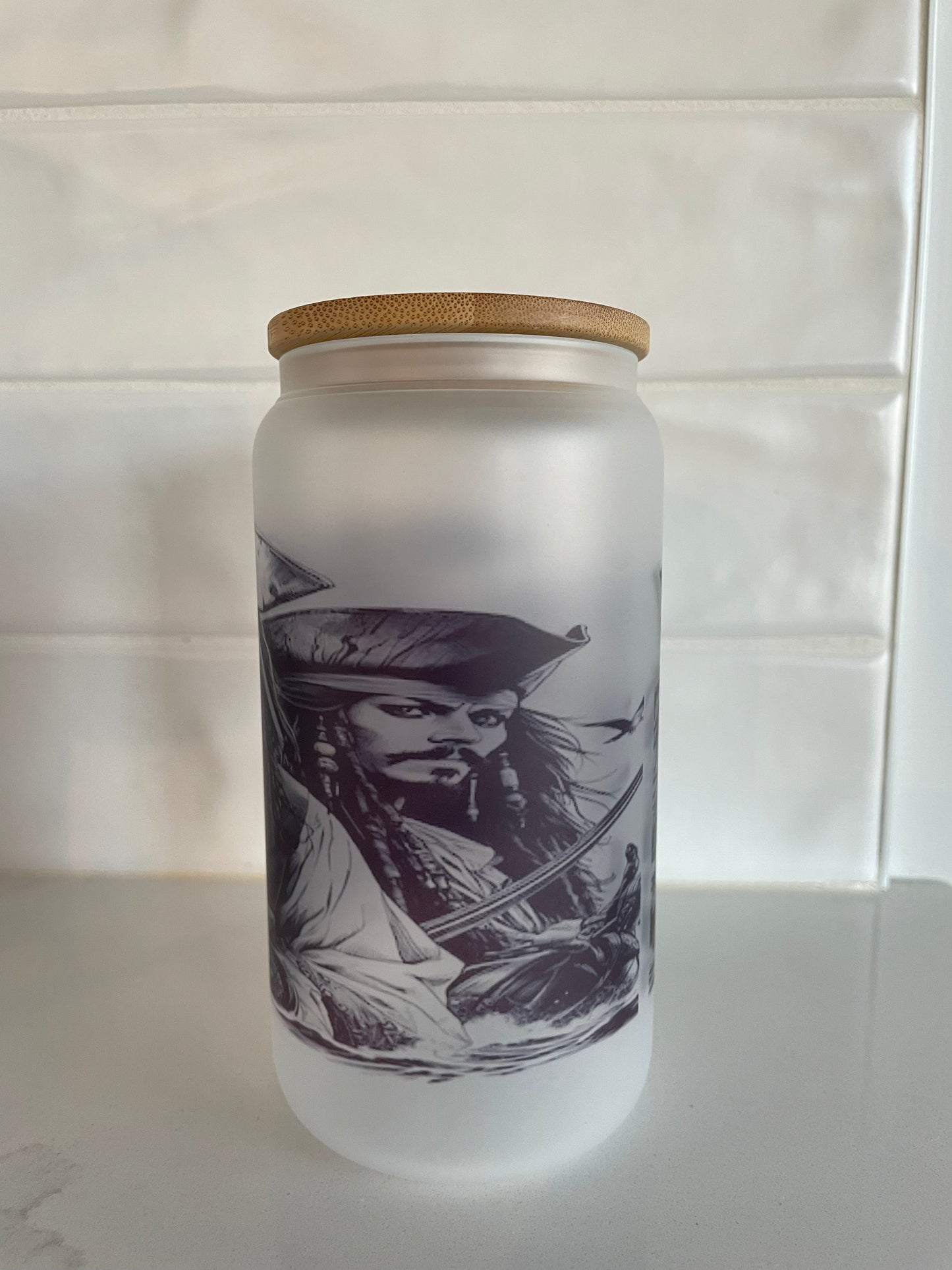 Captain Jack Of The Caribbean glass cup