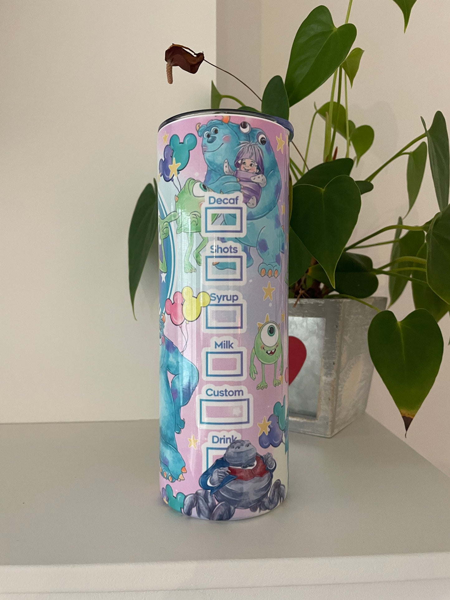 Monsters Inc Disney Starbucks Tumbler