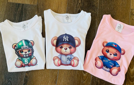 Customizable Sports Team Bears T-shirts